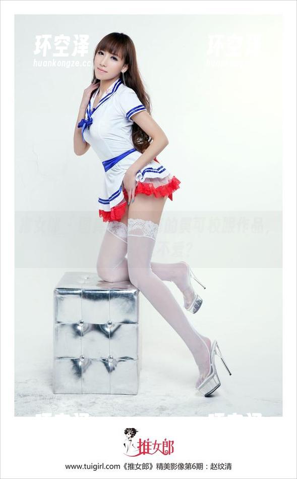推女郎 - 图库一搜就有的黄可校服作品，怎么可以不爱？